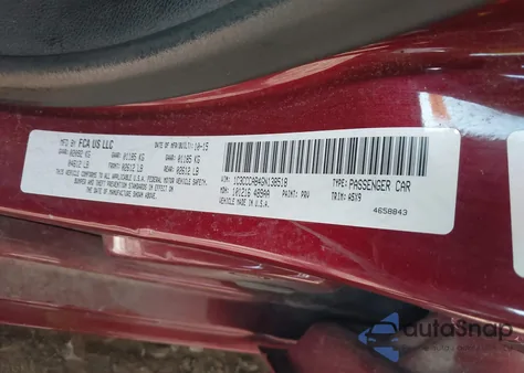 2016 Chrysler 200 Limited from USA, damaged, VIN 1C3CCCAB4GN138518
